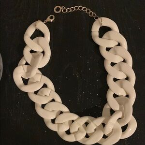 Elegant White Chain Necklace